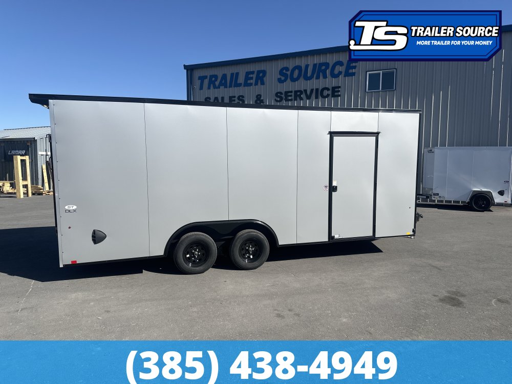 8.5x20 Look ST DLX Enclosed Cargo Trailer - 7'0" Interior - 7K GVWR - .080 PolyCor, Black Out Package, Rear Spoiler w/ Load Lights