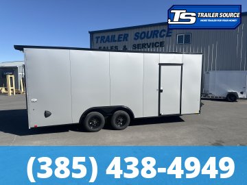 8.5x20 Look ST DLX Enclosed Cargo Trailer - 7'0" Interior - 7K GVWR - .080 PolyCor, Black Out Package, Rear Spoiler w/ Load Lights