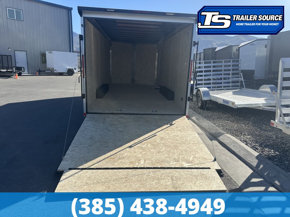 8.5x20 Look ST DLX Enclosed Cargo Trailer - 7'0" Interior - 7K GVWR - .080 PolyCor, Black Out Package, Rear Spoiler w/ Load Lights