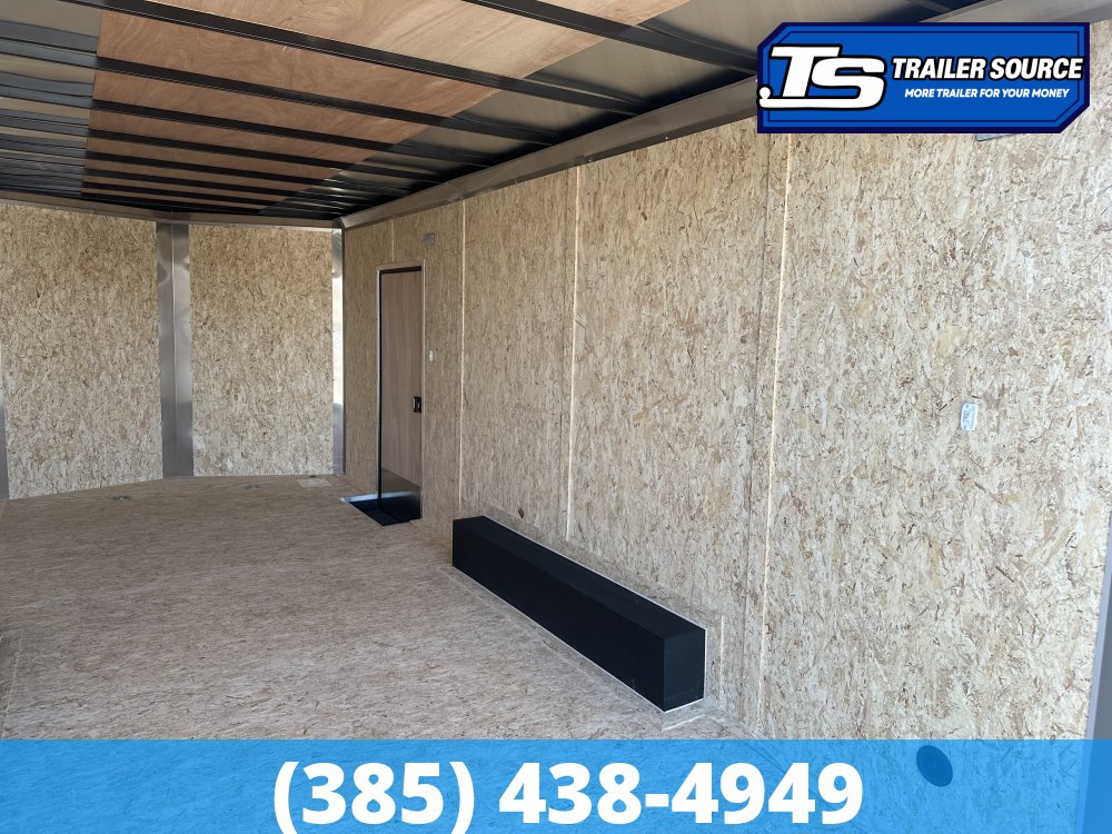 8.5x20 Look ST DLX Enclosed Cargo Trailer - 7'0" Interior - 7K GVWR - .080 PolyCor, Black Out Package, Rear Spoiler w/ Load Lights