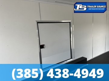 8.5x24 Look Vision Circuit Edition Enclosed Race Car Hauler Trailer - 7'6" Interior - 10K GVWR - .080 PolyCor, Alloy Wheels, Black Out Package, Escape Door, Finished Interior, Rear
