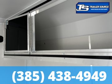 8.5x24 Look Vision Circuit Edition Enclosed Race Car Hauler Trailer - 7'6" Interior - 10K GVWR - .080 PolyCor, Alloy Wheels, Black Out Package, Escape Door, Finished Interior, Rear
