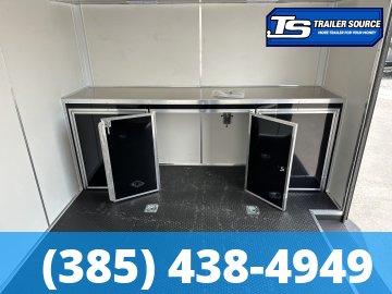 8.5x24 Look Vision Circuit Edition Enclosed Race Car Hauler Trailer - 7'6" Interior - 10K GVWR - .080 PolyCor, Alloy Wheels, Black Out Package, Escape Door, Finished Interior, Rear