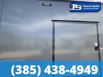 8.5x24 Look Vision Circuit Edition Enclosed Race Car Hauler Trailer - 7'6" Interior - 10K GVWR - .080 PolyCor, Alloy Wheels, Black Out Package, Escape Door, Finished Interior, Rear