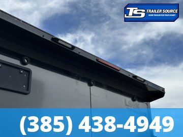 8.5x24 Look Vision Circuit Edition Enclosed Race Car Hauler Trailer - 7'6" Interior - 10K GVWR - .080 PolyCor, Alloy Wheels, Black Out Package, Escape Door, Finished Interior, Rear