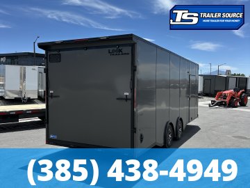 8.5x24 Look Vision Circuit Edition Enclosed Race Car Hauler Trailer - 7'6" Interior - 10K GVWR - .080 PolyCor, Alloy Wheels, Black Out Package, Escape Door, Finished Interior, Rear