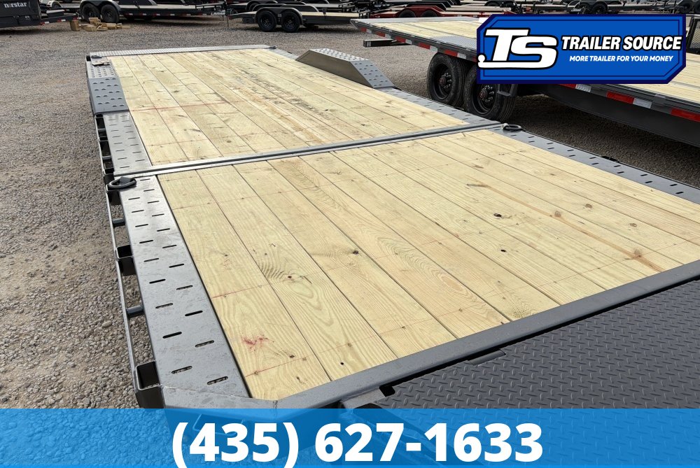 8.5x24 Diamond C HXD 210 Wide Body w/ Drive Over Fenders Tilt Trailer - 23K GVWR - ABS Brakes