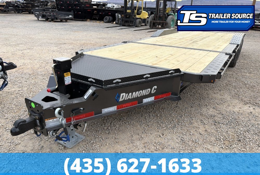 8.5x24 Diamond C HXD 210 Wide Body w/ Drive Over Fenders Tilt