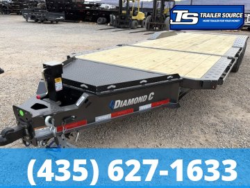 8.5x24 Diamond C HXD 210 Wide Body w/ Drive Over Fenders Tilt