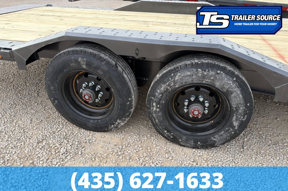 8.5x24 Diamond C HXD 210 Wide Body w/ Drive Over Fenders Tilt Trailer - 23K GVWR - ABS Brakes