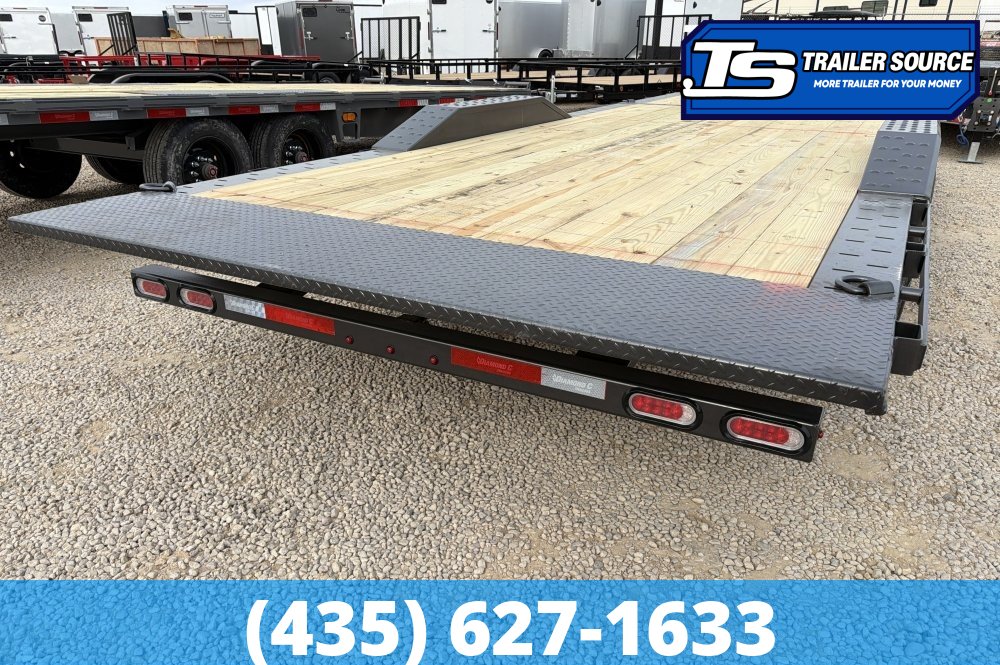 8.5x24 Diamond C HXD 210 Wide Body w/ Drive Over Fenders Tilt Trailer - 23K GVWR - ABS Brakes