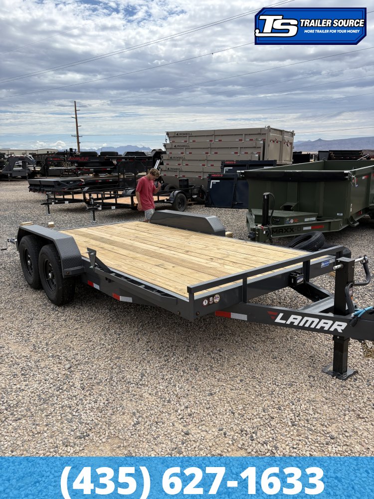 7x16 Lamar H6 Equipment Trailer - 14K GVWR -