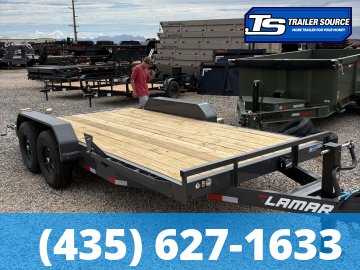 7x16 Lamar H6 Equipment Trailer - 14K GVWR -