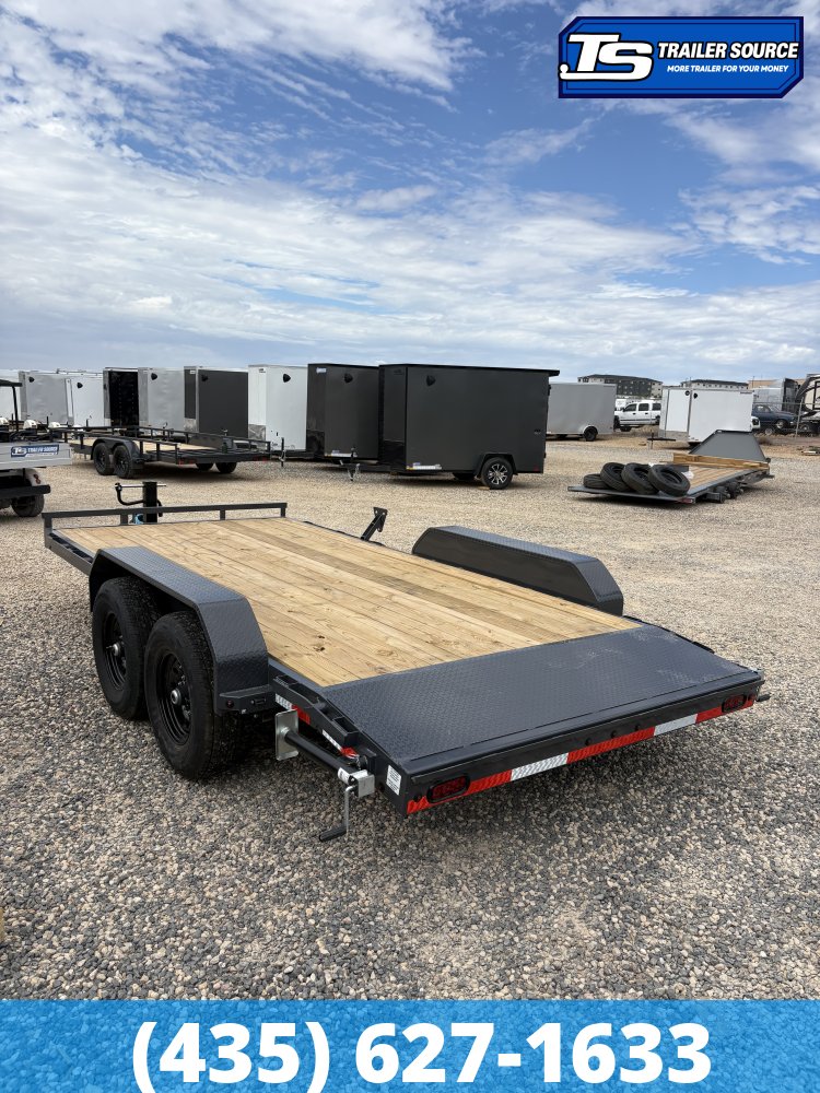 7x16 Lamar H6 Equipment Trailer - 14K GVWR -