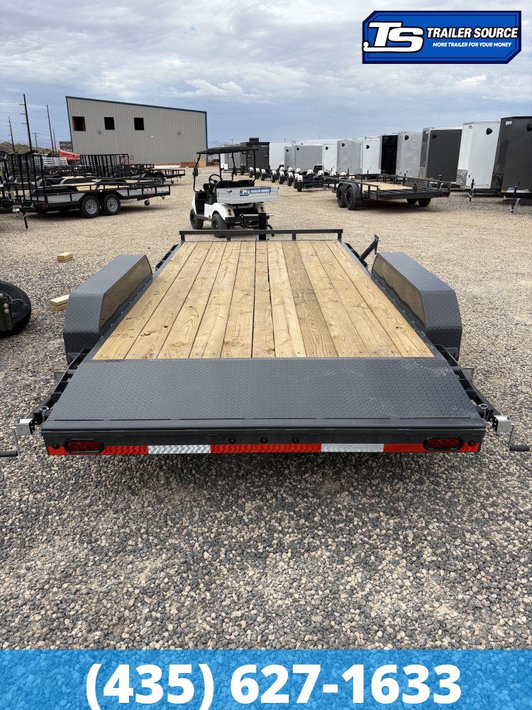 7x16 Lamar H6 Equipment Trailer - 14K GVWR -