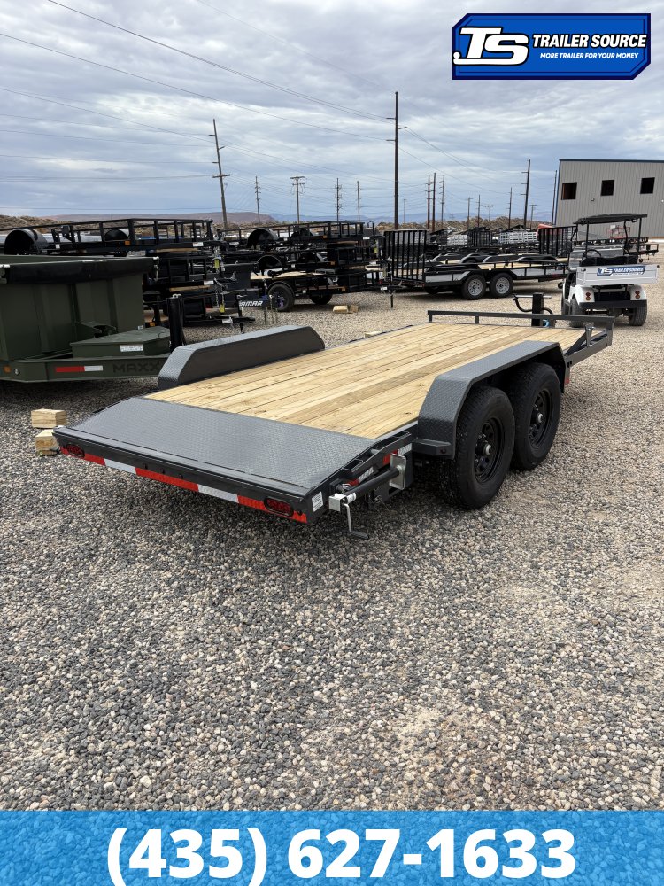 7x16 Lamar H6 Equipment Trailer - 14K GVWR -