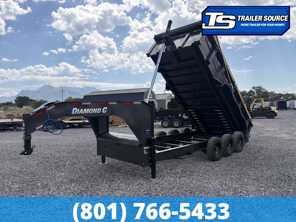 7x16 Diamond C LPT-GN 307 Pacesetter Pkg Gooseneck Dump