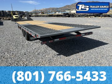 8.5x35 Diamond C FMAX-HDT 210 Gooseneck Hydraulic Dovetail Equipment Trailer - 25K GVWR - 14 Ply Tires, ABS Brakes