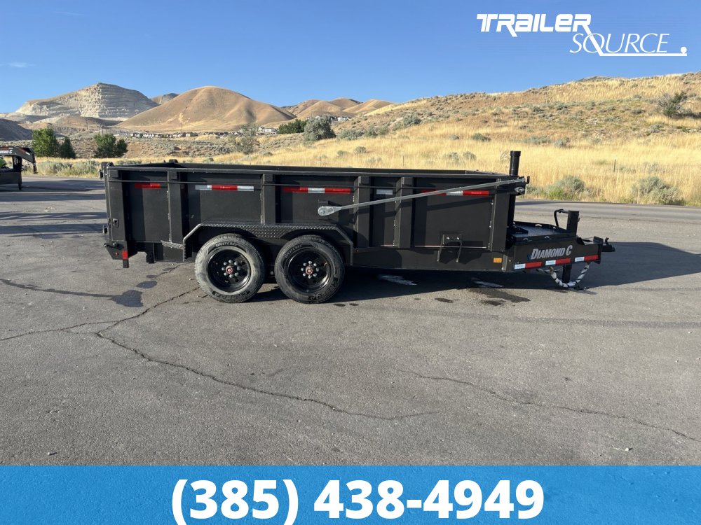 7x14 Diamond C LPT Telescopic Dump 18K 32" Sides Dump
