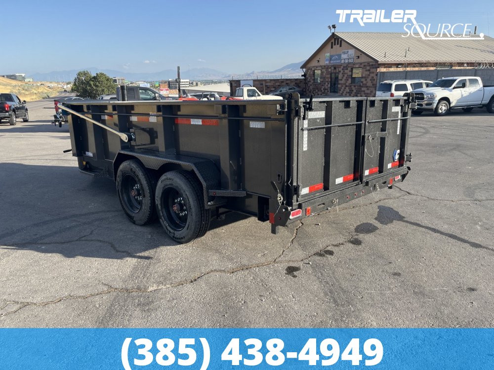 7x14 Diamond C LPT Telescopic Dump 18K 32" Sides Dump