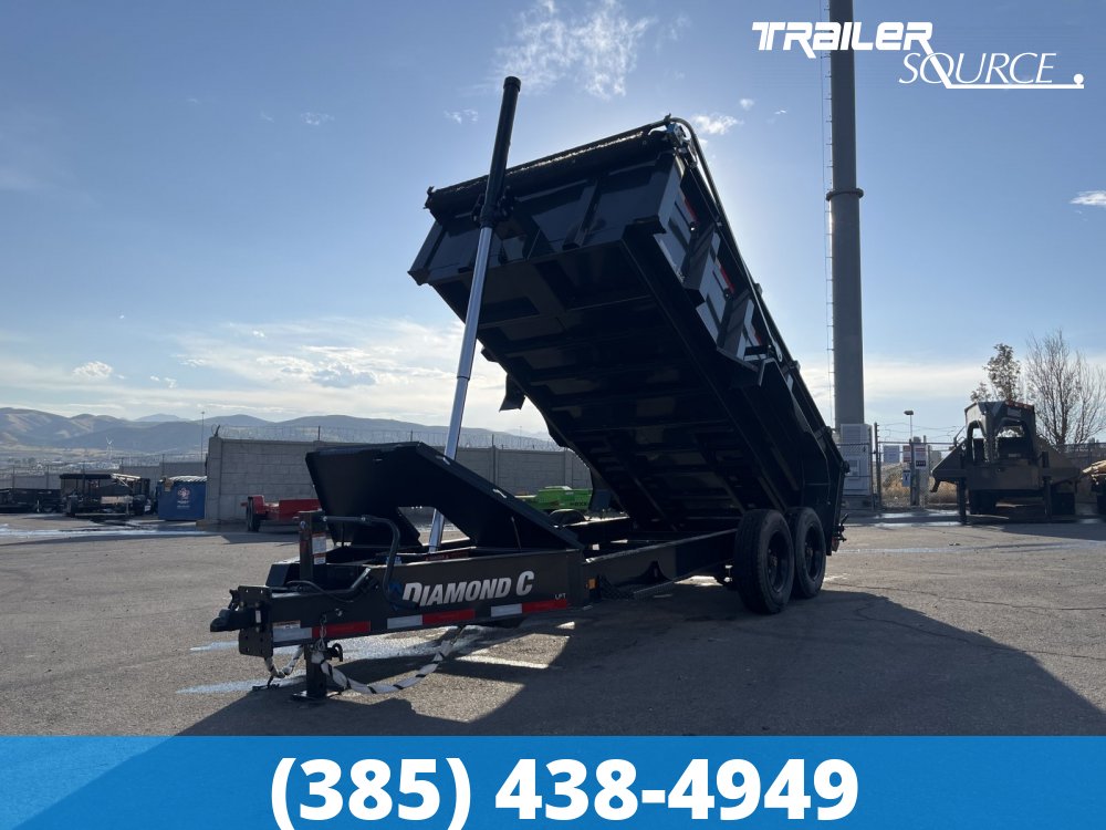 7x14 Diamond C LPT Telescopic Dump 18K 32" Sides Dump