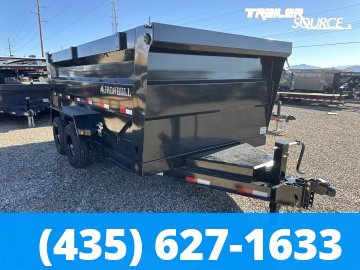 7x14 Iron Bull DTB 48" Sides 14K Dump Trailer