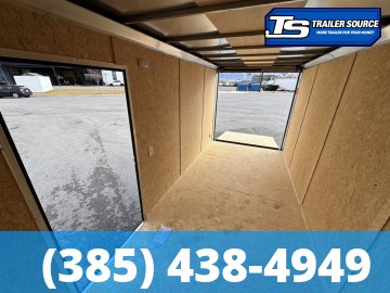 7x16 Look ST DLX Enclosed Cargo Trailer - 7'0" Interior - 7K GVWR - .080 PolyCor, Alloy Wheels, Black Out Package