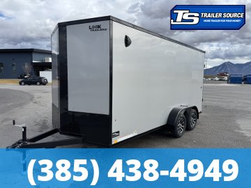 7x16 Look ST DLX Enclosed Cargo Trailer - 7'0" Interior - 7K GVWR - .080 PolyCor, Alloy Wheels, Black Out Package