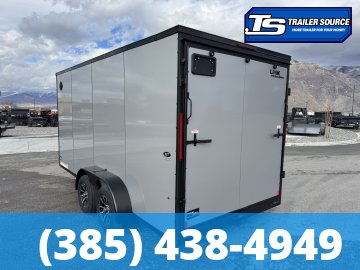 7x16 Look ST DLX Enclosed Cargo Trailer - 7'0" Interior - 7K GVWR - .080 PolyCor, Alloy Wheels, Black Out Package