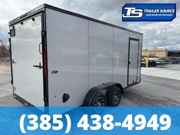 7x16 Look ST DLX Enclosed Cargo Trailer - 7'0" Interior - 7K GVWR - .080 PolyCor, Alloy Wheels, Black Out Package