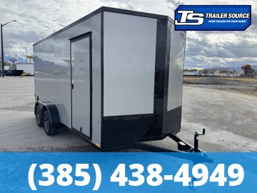 7x16 Look ST DLX Enclosed Cargo Trailer - 7'0" Interior - 7K GVWR - .080 PolyCor, Alloy Wheels, Black Out Package