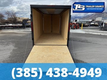 7x16 Look ST DLX Enclosed Cargo Trailer - 7'0" Interior - 7K GVWR - .080 PolyCor, Alloy Wheels, Black Out Package