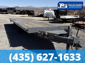 8.5x26 Diamond C DET 307 Deckover Tilt Trailer - 24K GVWR -