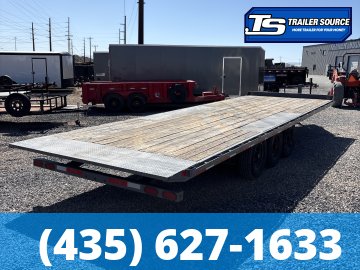 8.5x26 Diamond C DET 307 Deckover Tilt Trailer - 24K GVWR -