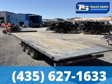 8.5x26 Diamond C DET 307 Deckover Tilt Trailer - 24K GVWR -