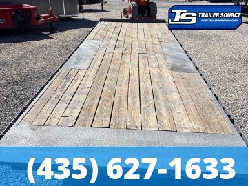 8.5x26 Diamond C DET 307 Deckover Tilt Trailer - 24K GVWR -