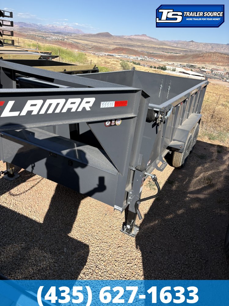 7x14 Lamar DT Gooseneck Dump