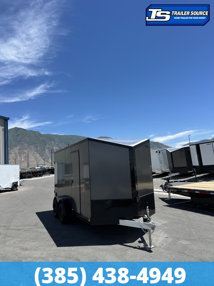 7x14 Look Vision Aluminum Enclosed Cargo
