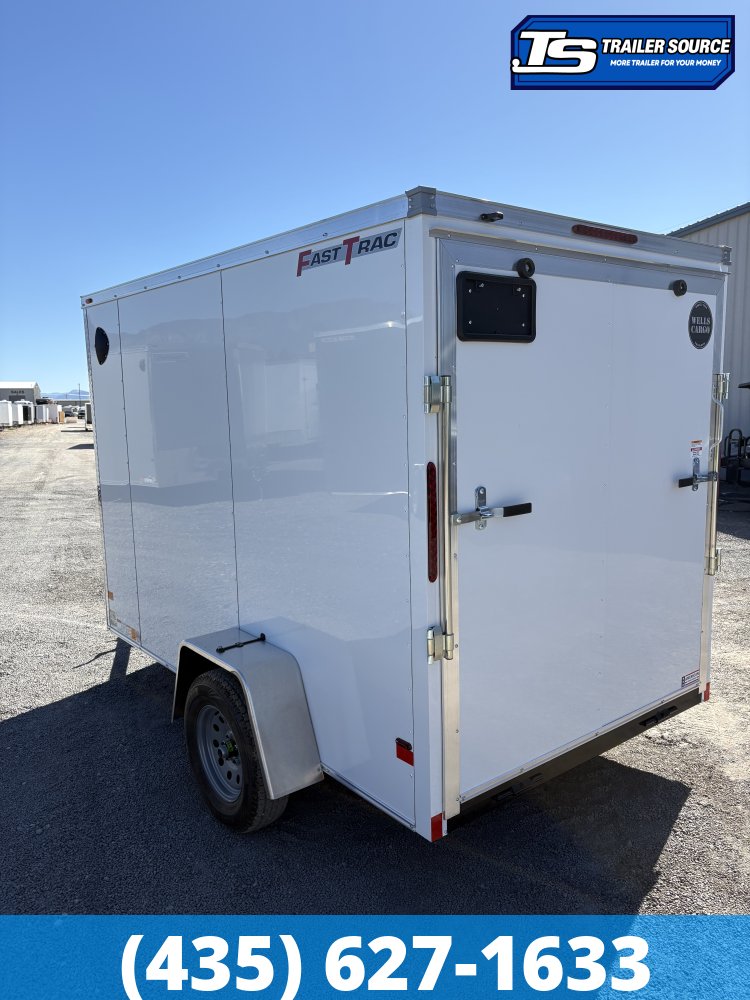 6x10 Wells Cargo FastTrac Enclosed Cargo Trailer - 6'6" Interior - 3.5K GVWR -
