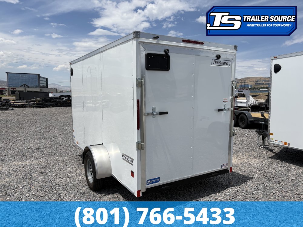 6x12 Haulmark Passport Enclosed Cargo Trailer - 6'6" Interior - 3.5K GVWR - .080 PolyCor