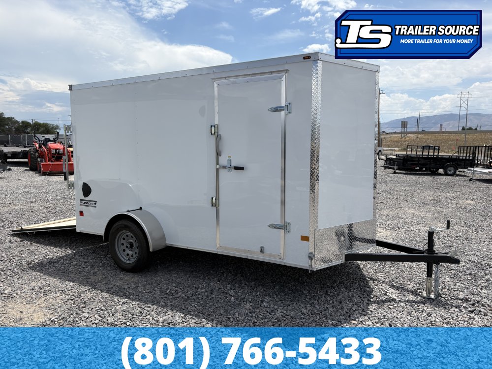 6x12 Haulmark Passport Enclosed Cargo Trailer - 6'6" Interior - 3.5K GVWR - .080 PolyCor