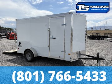 6x12 Haulmark Passport Enclosed Cargo Trailer - 6'6" Interior - 3.5K GVWR - .080 PolyCor