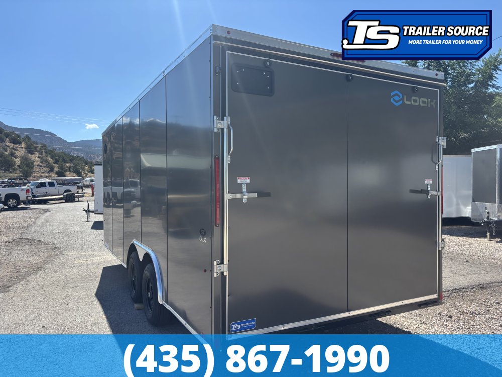8.5x20 Look ST DLX Enclosed Cargo Trailer - 7'0" Interior - 10K GVWR - .080 PolyCor, Dovetail