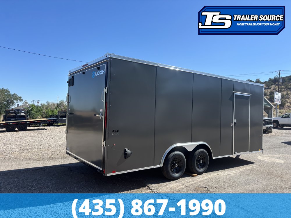 8.5x20 Look ST DLX Enclosed Cargo Trailer - 7'0" Interior - 10K GVWR - .080 PolyCor, Dovetail