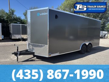8.5x20 Look ST DLX Enclosed Cargo Trailer - 7'0" Interior - 10K GVWR - .080 PolyCor, Dovetail