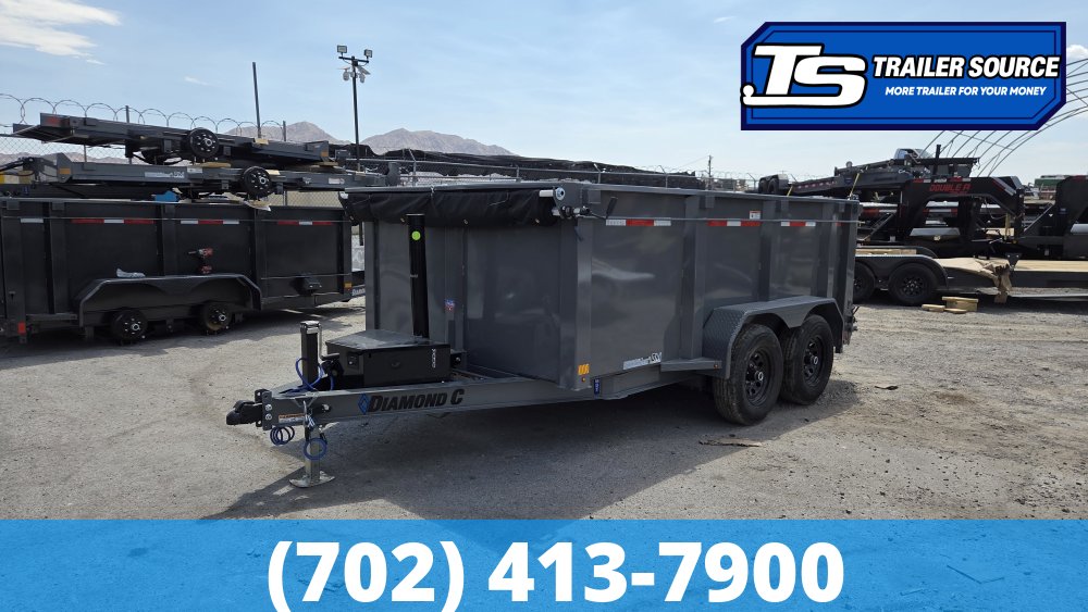 Diamond C MDT 206 6.5x12 ft Dump Trailer 44" Sides 10K GVWR