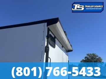 8.5x16 Look Element Elite Enclosed Car Hauler Trailer - 7K GVWR - .080 PolyCor, Alloy Wheels, Black Out Package, Finished Interior, Load Lights, Rear Spoiler w/ Load Lights, Rubber