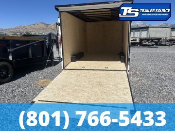 8.5x16 Look Element Elite Enclosed Car Hauler Trailer - 7K GVWR - .080 PolyCor, Alloy Wheels, Black Out Package, Finished Interior, Load Lights, Rear Spoiler w/ Load Lights, Rubber