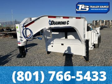 7x16 Diamond C LPT-GN 307 Gooseneck Dump Trailer - 32" Sides - 24K GVWR - 14 Ply Tires, ABS Brakes, Hydraulic Jack(s)