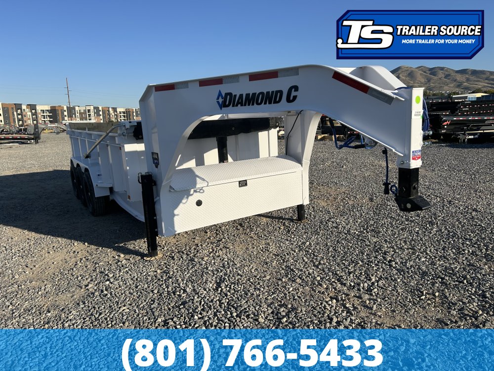 7x16 Diamond C LPT-GN 307 Gooseneck Dump